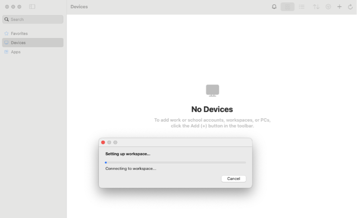 Workspace installing