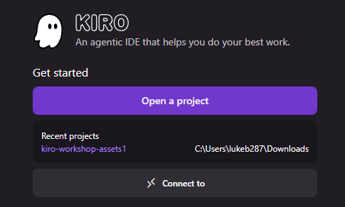 Screenshot showing that you are logged in
