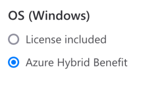 OS (Windows) drop down menu