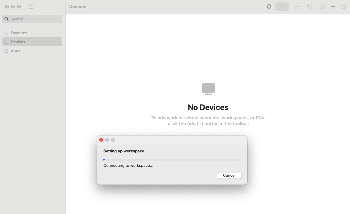 Adding workspace